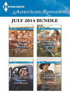 Cover image for Harlequin American Romance July 2014 Bundle: The Rebel Cowboy's Quadruplets\The Texan's Cowgirl Bride\Runaway Lone Star Bride\More Than a Cowboy